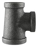 LDR 310 RT-1112 Reducing Tee, Black, 1-Inch X 1-Inch X 1/2-Inch by LDR Industries