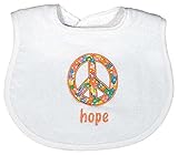 Raindrops Hope Appliqued Bib, Orange by Raindrops