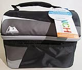 Artic Zone Cooler Classic Lunch Bucket (Black-Grey Single Zip) [並行輸入品]