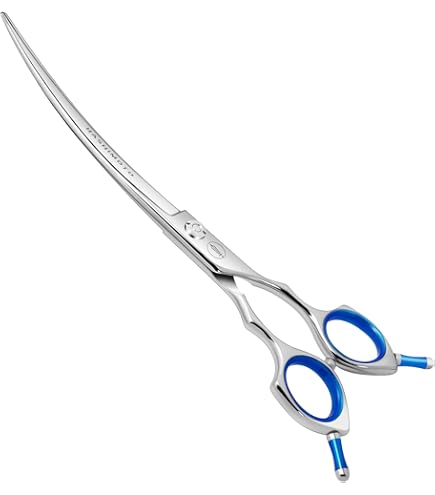 Amazon.co.jp: HASHIMOTO ペット用ハサミ、少し曲がった刃、プロの