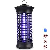 Abdtech 電撃殺虫器 屋内 殺虫ライト 蚊取り器 360度UV光源吸引式 捕蚊虫器 キャッチャー 安全 薬剤不要 静音 省エネ 無害 寝室 リビングルーム オフィス キッチン ベランダ 庭などに