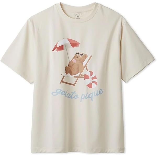 Amazon | [ジェラート ピケ] キャラクター柄接触冷感プリントTシャツ