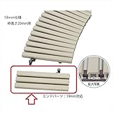 ミヅシマ工業　樹脂製グレーチング　フリーハードルＤＨ　♯150エンド　　150×72×19mm仕様　431-0402　※受け枠別途 アイボリー　お選びください