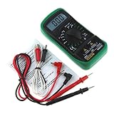 マルチメーター温度計Hongxin新しい温度計マルチメーターデジタル電圧計電流計AC DC Ohmボルトテスターゲージ グリーン