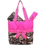 New Design Camo Quilted 3pcs Diaper Bag-hotpink by NGIL [並行輸入品]