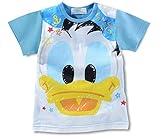 子供　半袖Tシャツ　男の子　女の子　キッズ　トップス　各種 (110, ドナルドダック) [並行輸入品]