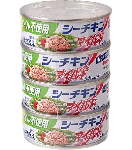 Amazon | はごろも オイル不使用 シーチキン Lフレーク 70g×4缶 (0270