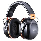 防音イヤーマフ TACKLIFE HNRE1 遮音値34dB 耐摩素材 超弾力性ヘッドバンド ANSI S3.19&CE EN352-1認証済み 聴覚保護 耳のディフェンダー 2年保証