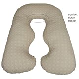 Leachco Back N Belly Chic Body Pillow Replacement Cover - Taupe Rings by Leachco [並行輸入品]