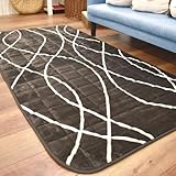 るるべ ラグ カーペット 洗える 1畳 90×180 おしゃれ オールシーズン ラグマット ホットカーペット 床暖対応 ウォッシャブル 北欧 接着剤不使用 71386… (蓄熱グロウBR)