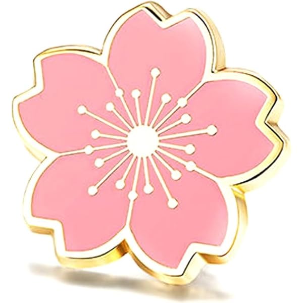 Amazon.co.jp: 桜 ピンバッジ 桜の花びらをデザインしたピンズ