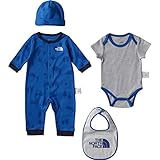 70サイズ (BO)ボンバーブルー (ザ ノースフェイス) THE NORTH FACE ベビー ロンパースセット NTB61610