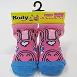 スモールプラネット 【キャラックス】ベビーソックス Rody PK ロディ PK×BL 約7~10cm マルチカラー 綿、ナイロン、その他 滑り止め部分:PVC RDSOC19J