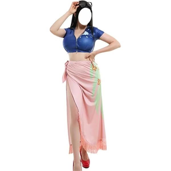 Amazon.co.jp: ワンピース ニコ・ロビン コスプレ衣装 ウィッグ/靴下