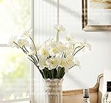 Calcifer@ 10 Sets(3 Stems/Set)20.47'' Daffodils Artificial Flowers Bouquet For Home Decoration/Weddi