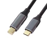 xiwai USB 3.1 Type C USB-C ソースからミニディスプレイポート DPディスプレイ オス 4Kモニターケーブル ノートパソコン用 1.8m