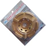 アストロ(ASTORO) ダイヤモンド カップ ホイール ダブル 100mm ゴールド DS-150