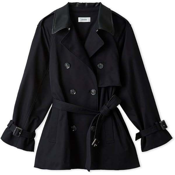 Amazon.co.jp: [フレイ アイディー] 3WAYミドルトレンチコート