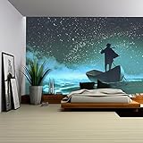 wall26 – 自己粘着壁紙大壁壁画シリーズ 100"x144" WMR-WP-X-CA35-100x24x6
