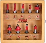 Freud 91-108 Basic Router Bit Set with 1/2-Inch Shank, 9-Piece by Freud