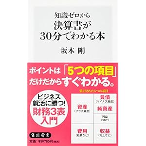 知識ゼロから決算書が30分でわかる本 (角川SSC新書)