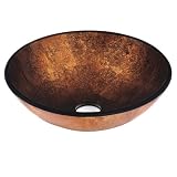VIGO VG07505 Russet Glass Vessel Bathroom Sink by Vigo Industries [並行輸入品]