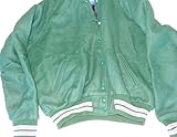 新しいGemチアリーダーVarsity LettermanジャケットXLフォレストグリーン/グレー