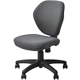 オフィスコム オフィスチェア デスクチェア コンパクト ひじ無し グレー ワークスチェア WORKS-CHAIR-GY