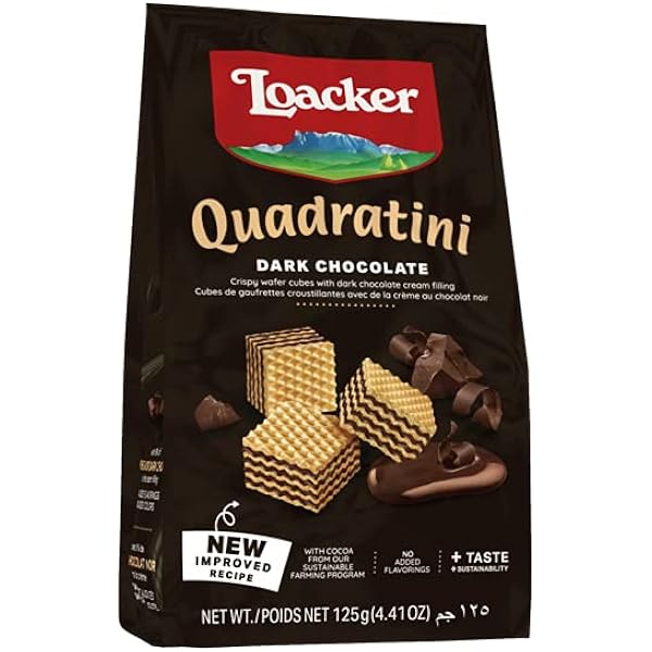 Amazon ローカー クワドラティーニ ダークチョコレート 125ｇ Loacker ローカー チョコレート菓子 通販