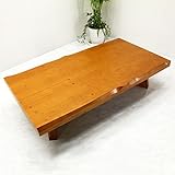 大川家具 120座卓 パイン無垢材 ナチュラル（NA）