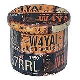 ボックススツール 折りたためる収納ボックススツール No.10 合成皮革