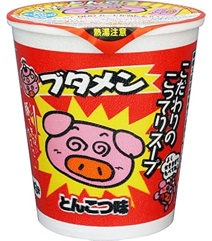 カップ麺　カップラーメン　カップ飯　ブタメン　まとめ売り　78個セット Amazon.co.jp: 【公式】ブタメン とんこつ 37g×15個 ミニカップ麺 大人