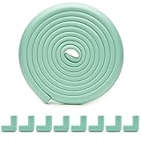 Te Fiti コーナー ガード クッション 赤ちゃん けが防止 保育園での使用 両面テープ 付き (グリーン)