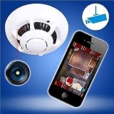 HD 1080P P2P WiFi Digital IP Camera Smoke Detector Hidden Camera Video Recorder Remote Control [並行輸入