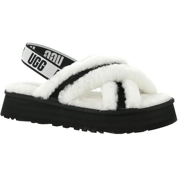 アグ UGG # FLUFF YEAH SLIDE GIRLS スリッパサンダル Amazon | UGG (アグ) レディース Fluff Yeah スライドスリッパ