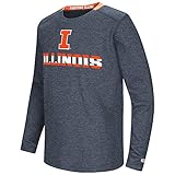 Illinois Fighting IlliniコロシアムYouth SteffワッフルL / Sシャツ Large (16/18) with Your Name Embroidered