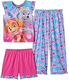 Paw Patrol Little Girls 3 Pieceパジャマセット、幼児用サイズ2t - 4t