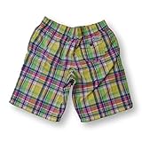 Polo by Ralph Lauren Mens Solid Hawaiian Swim Trunks Yellow/Pink Large [並行輸入品]