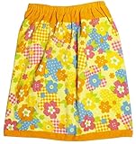 巻きタオル パターンフラワー Mサイズ 約60×115cm MF459900 女児