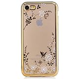 iPhone 7 ケース UNEXTATI 高品質 TPU カバー 超薄型 メッキ加工 ケース 液晶保護 脱着簡単 透明 耐汚れ 耐衝撃 柔軟 軽量 Apple iPhone7 用 ケース Case 