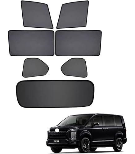 Amazon | デリカ D:5用 クイック メッシュ サンシェード 車両1台分
