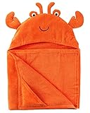カーターズ Carter's フード付き タオル Crab Hooded Towel フリーサイズ & モスリン ウォッシュタオル付き