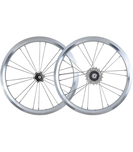 Amazon | JKLapin 折り畳み自転車14インチ外部3速輪組盤式V形