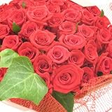 還暦お祝いに　真っ赤なバラの花束60本　【生花】