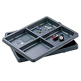 ホーザン(HOZAN) ESDパーツトレー 省スペースで電子部品を整理できるパーツ皿 4分室 3枚入  F-21