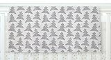 KESS InHouse Michelle Drew Herringbone Forest Black Gray White Fleece Baby Blanket 40 x 30 [並行輸入品]