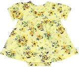 アンナニコラ 花柄 半袖ワンピース風ロンパース 60cm オレンジ AN-191R F52 日本製