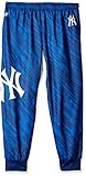 MLBニューヨークヤンキースメンズポリエステルジョガーパンツ、ブルー、XL