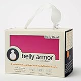 belly armor ベリィアモール  Belly Band 電磁波対策 ベリィ・バンド XS/S:腹囲61-76cm/腰囲71-86cm ピンク 本体 95%綿 5%ポリウレタン  別布 金属繊維
