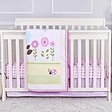 Dream On Me Baby Owl 3 Piece Reversible Full Size Crib Bedding Set by Dream On Me [並行輸入品]
